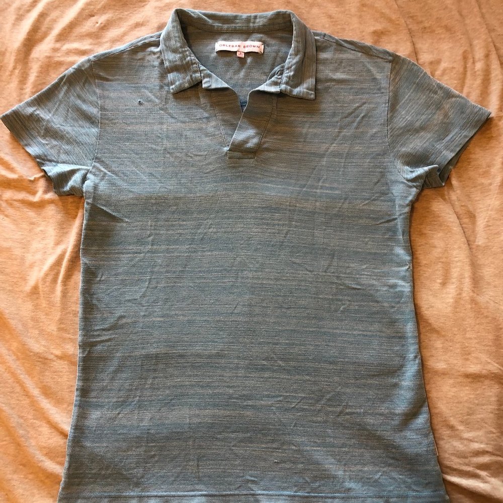 Orlebar Brown Felix Polo Shirt Scuba Blue